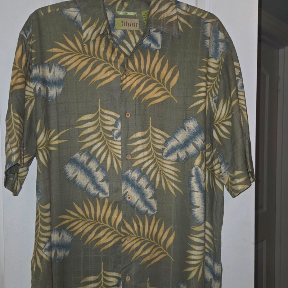 Cubavera Mens Tropical Hawiian Shirt - Picture 3 of 9